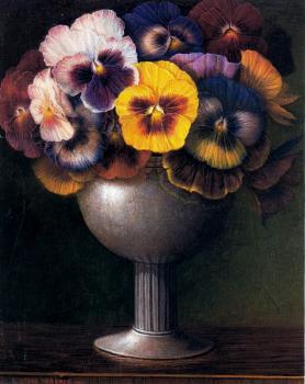 Pansies and goblet